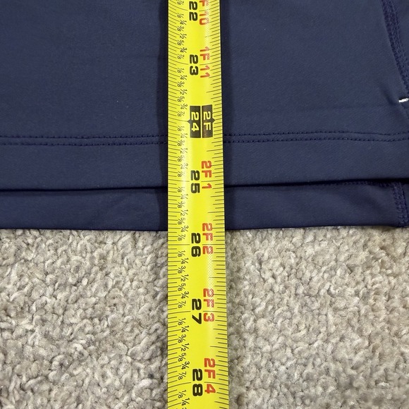Peter Millar 1/4 Zip Pullover L Solid Navy Performance Stretch UPF 50+ Women's - Picture 5 of 9